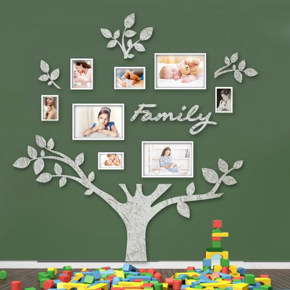 Quadro foto di Famiglia ALBERO della vita cemento