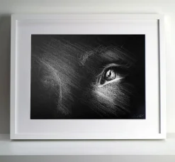 Quadro su cornice in legno, guardare in alto di Leonardo Criolani