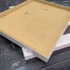 Quadro su cornice in legno, occhio di bambina di Leonardo Criolani