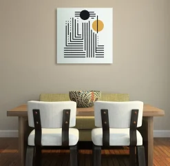 Quadro su pannello in Dibond Astratto geometrico 1