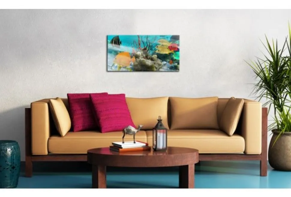 Quadro su vetro acrilico Fish