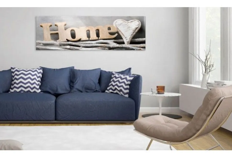 Quadro su vetro acrilico Home
