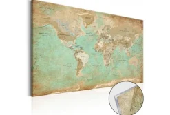 Quadro su vetro acrilico Old Map