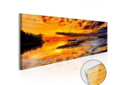 Quadro su vetro acrilico Painted Lake