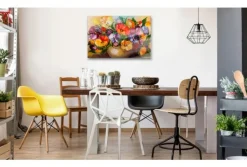 Quadro su vetro acrilico Ramo de Flores