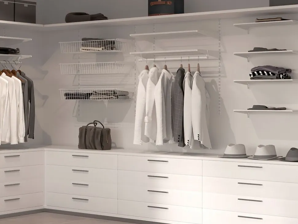 Reggimensola per ripiani in legno Jagmet in Acciaio Bianco disponibile in varie misure