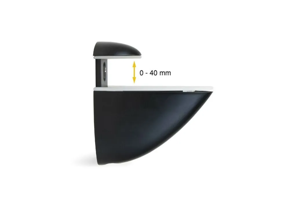 Reggimensole per ripiani in legno o vetro Pelicano disponibile in 2 colori