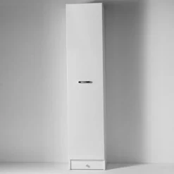 Scarpiera 1 anta battente stretta Eko in Bianco Opaco L44xP37xH198
