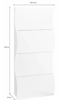 Scarpiera 4 Ante Linea Mia – Mobile Porta Scarpe Salvaspazio e Moderno