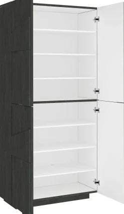 Scarpiera 4 ante linea Rombo finitura Ardesia