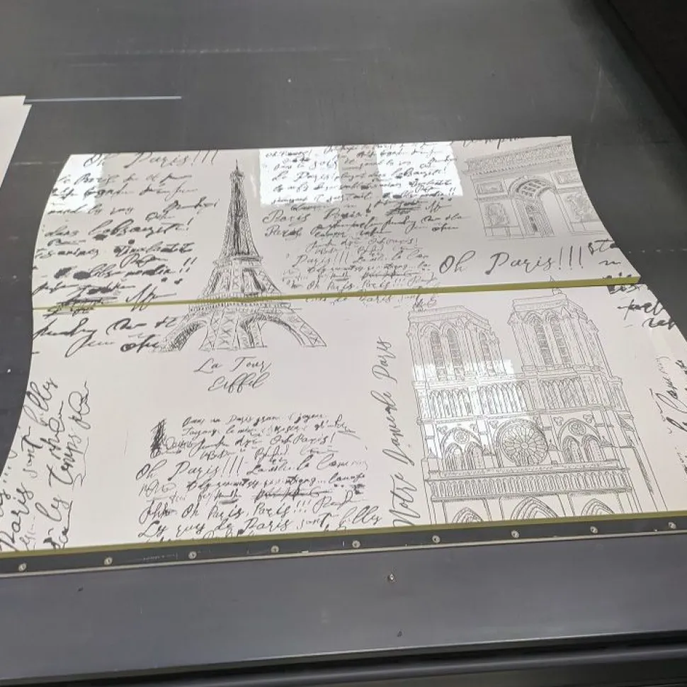 Scarpiera linea Mia 2 ante con serigrafia Parigi