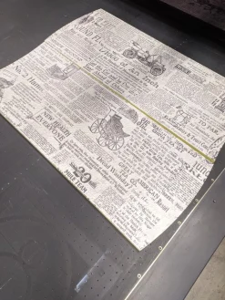 Scarpiera linea Mia 2 ante con serigrafia news paper