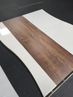 Scarpiera Moderna Mia 4 Ante in Bianco Lucido - Grafica Personalizzabile
