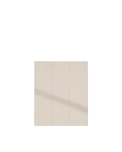 Scarpiera salvaspazio 3 ante H 116 cm Linea Oasi in Cashmere Opaco e Rovere Mercure