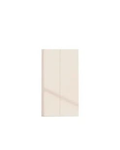 Scarpiera salvaspazio 2 ante H 116 cm Linea Oasi in Cashmere Opaco e Rovere Mercure