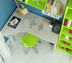 Scrivania ad angolo in 15 colorazioni Corner