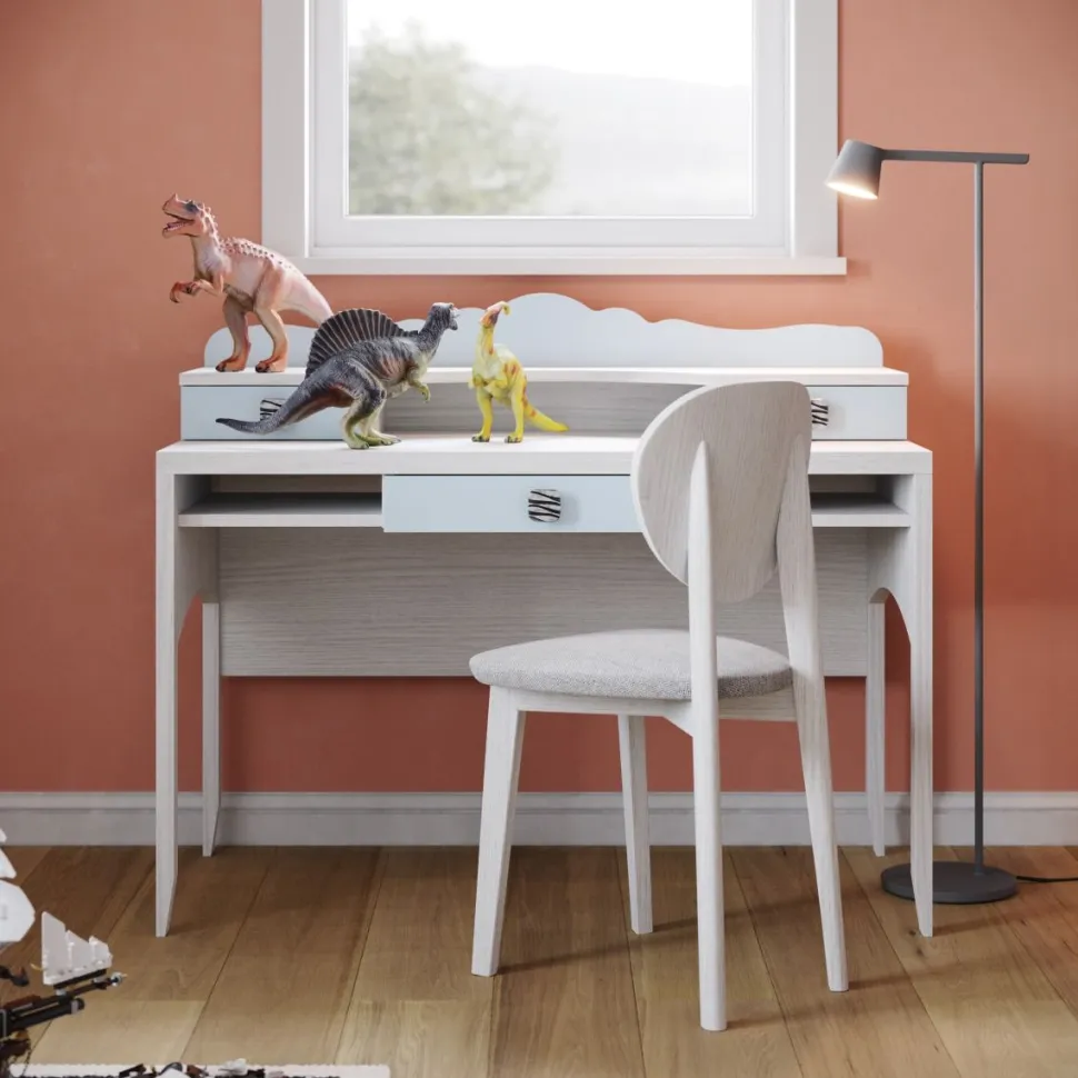 Scrivania con 3 cassetti linea Sitter con sp. TOP 3,5 cm