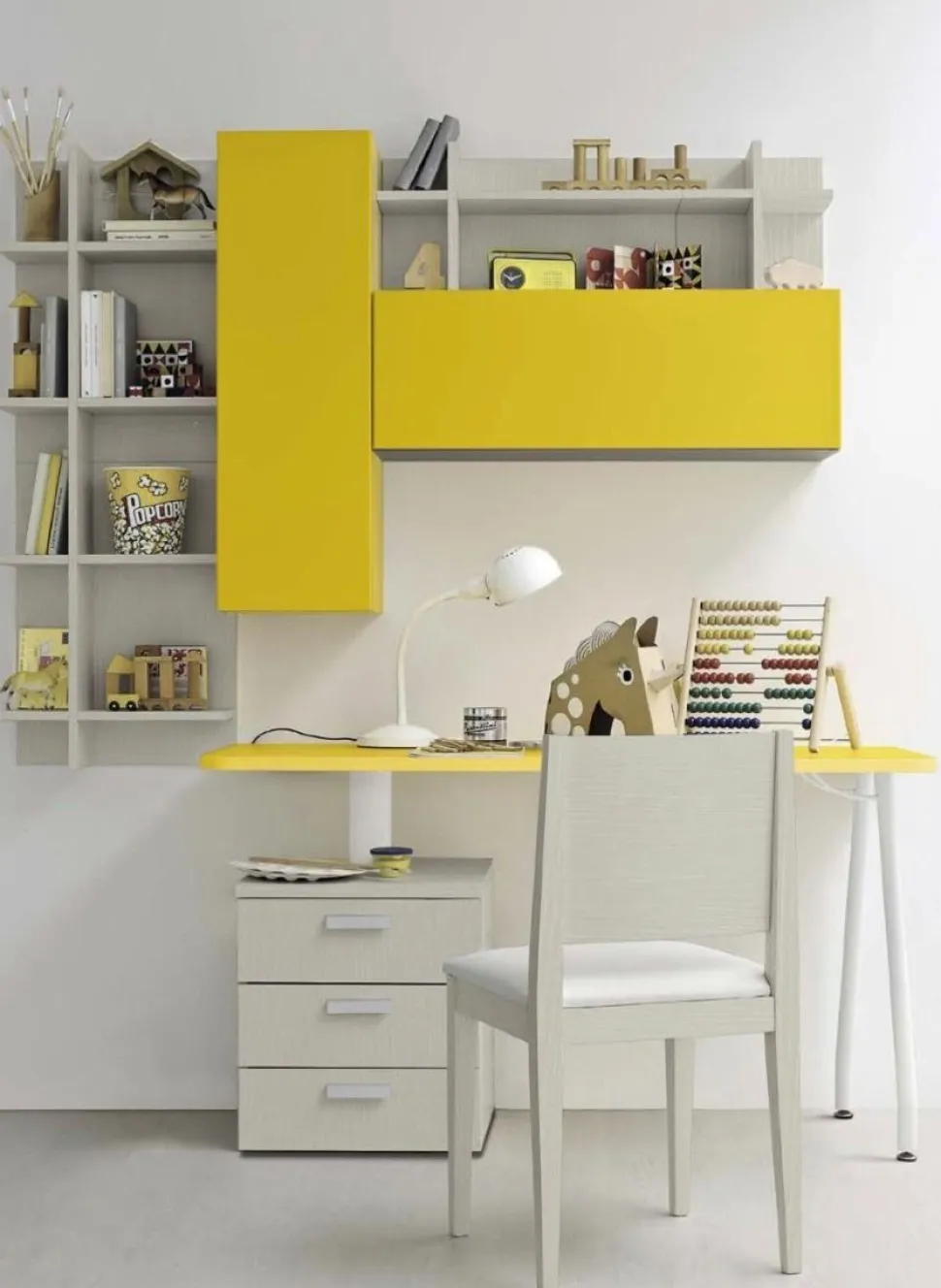 Scrivania con 3 cassetti Sole linea Airone 21 colorazioni
