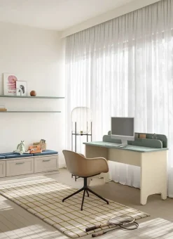 Scrivania moderna Alaska linea Omega disponibile in 3 misure e vari colori