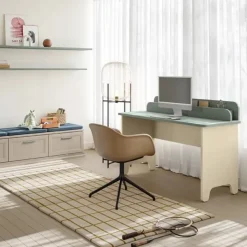 Scrivania moderna Alaska linea Omega disponibile in 3 misure e vari colori