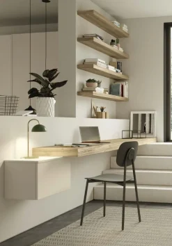 Scrivania moderna sospesa linea Airone 15 colorazioni