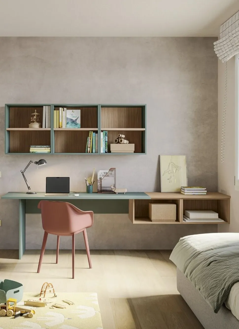 Scrivania Nik linea Airone disponibile in 4 misure e vari colori