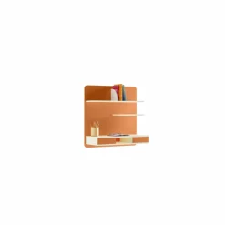 Scrivania Sospesa Moderna Linea Colorfull con Cassetti e Mensole (Colori Personalizzabili)