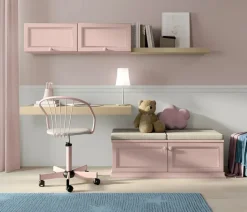 Scrivania sospesa moderna Luna linea Omega disponibile in 3 misure e vari colori