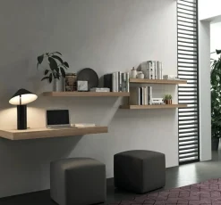 Scrivania sospesa moderna Manuel linea Airone 13 colorazioni e 3 misure