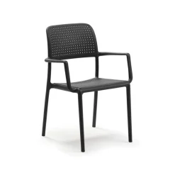 Sedia Boreale con braccioli disponibile in 4 colori