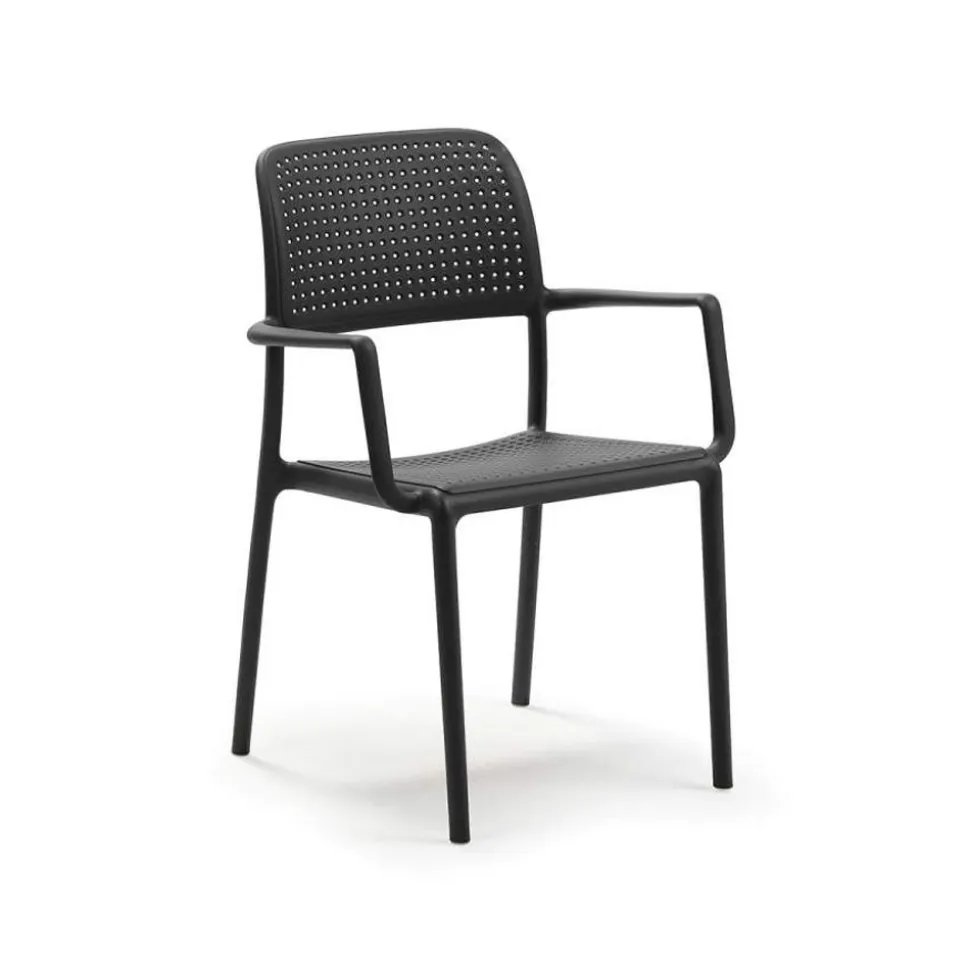 Sedia Boreale con braccioli disponibile in 4 colori
