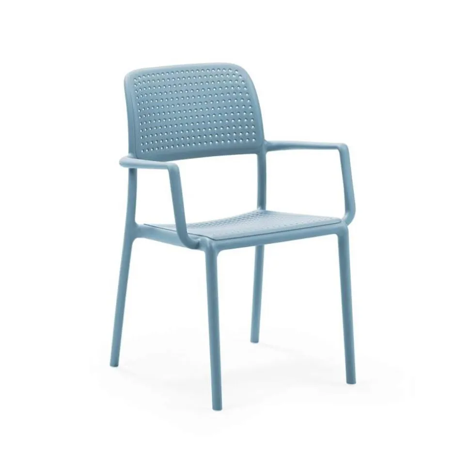 Sedia Boreale con braccioli disponibile in 4 colori
