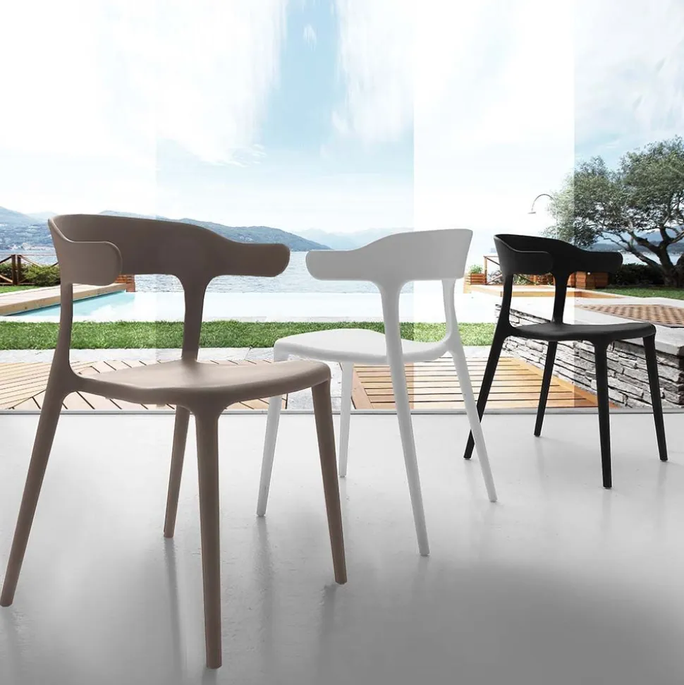 Sedia Brera in Polipropilene disponibile in 6 colori