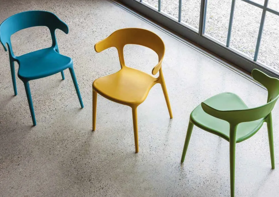Sedia Brera in Polipropilene disponibile in 6 colori