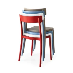 Sedia Corsocomo in Polipropilene disponibile in 6 colori