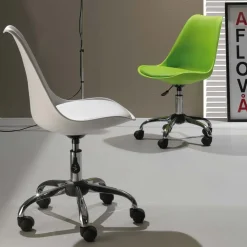 Sedia girevole con ruote Tutti Frutti disponibile in 9 colori