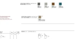 Sedia imbottita e rivestita in microfibra Denver disponibile in 9 colori