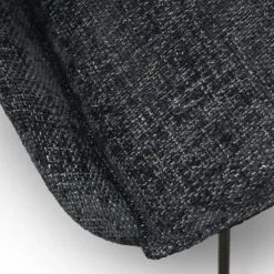 Sedia imbottita in tessuto Alfred disponibile in 2 colori