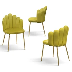 Sedia imbottita Shell disponibile in 4 colori