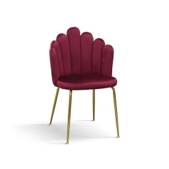 Sedia imbottita Shell disponibile in 4 colori