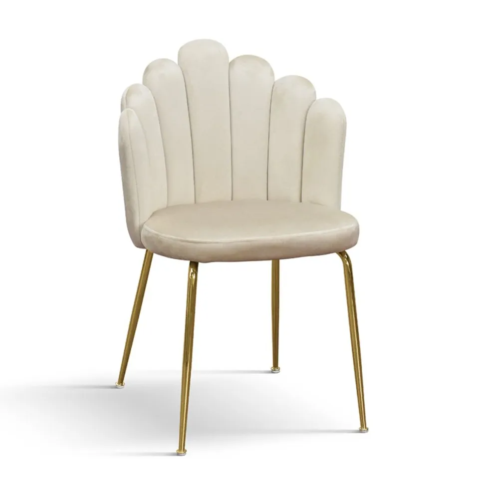 Sedia imbottita Shell disponibile in 4 colori