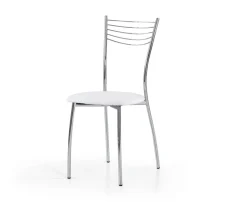 Sedia in ecopelle Mary Bianca