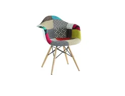 Sedia in tessuto Patchwork Dalì