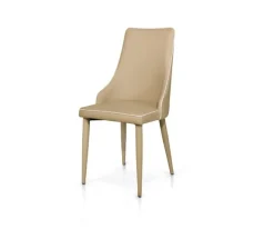 Sedia Mirabella imbottita in Ecopelle disponibile in 4 colori
