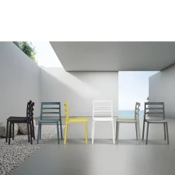 Sedia Moderna in Polipropilene Cleo – Disponibile in 6 Colori