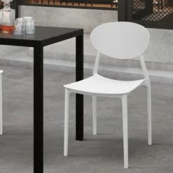 Sedia Teo in polipropilene disponibile in 3 colori