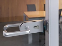 Serratura per porta in vetro 8-12mm cilindro con chiavi in acciaio inox