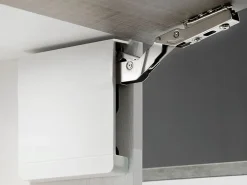 Set di braccetti per porte sollevabili Agile, 580 - 1250, Acciaio e Tecnoplastica, Bianca