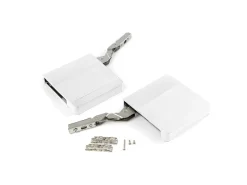 Set di braccetti per porte sollevabili Agile, 580 - 1250, Acciaio e Tecnoplastica, Bianca