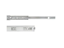 Set di guide a sfera per cassetti con estrazione totale, altezza 45 mm, lunghezza 300 mm, Acciaio, Zincato bianco